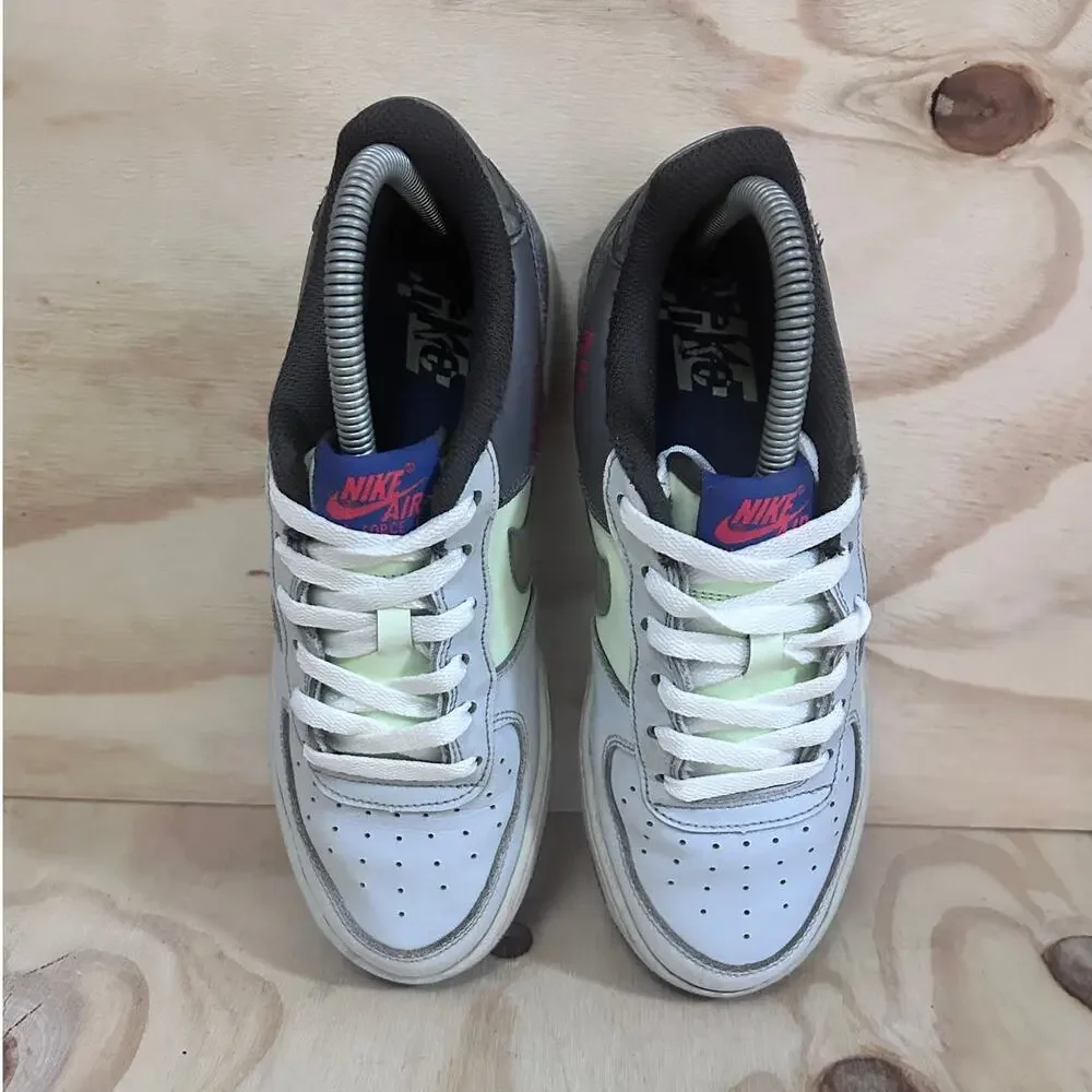 Nike-Air Force 1 Dunk It Smash-Sneakers-Blue/Gray-Kids Big Unisex-6Y -CT1628-601